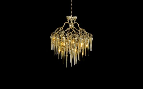 HOLLYWOOD ICICLES - HOLLYWOOD ICICLES chandelier conical - 