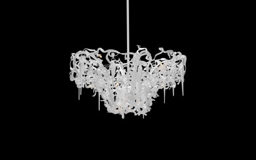 FLOWER POWER - FLOWER POWER chandelier round upside down - 