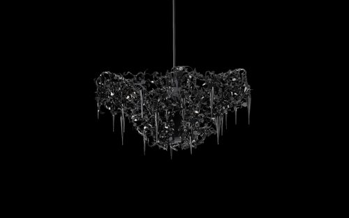 FLOWER POWER - FLOWER POWER chandelier round upside down - 